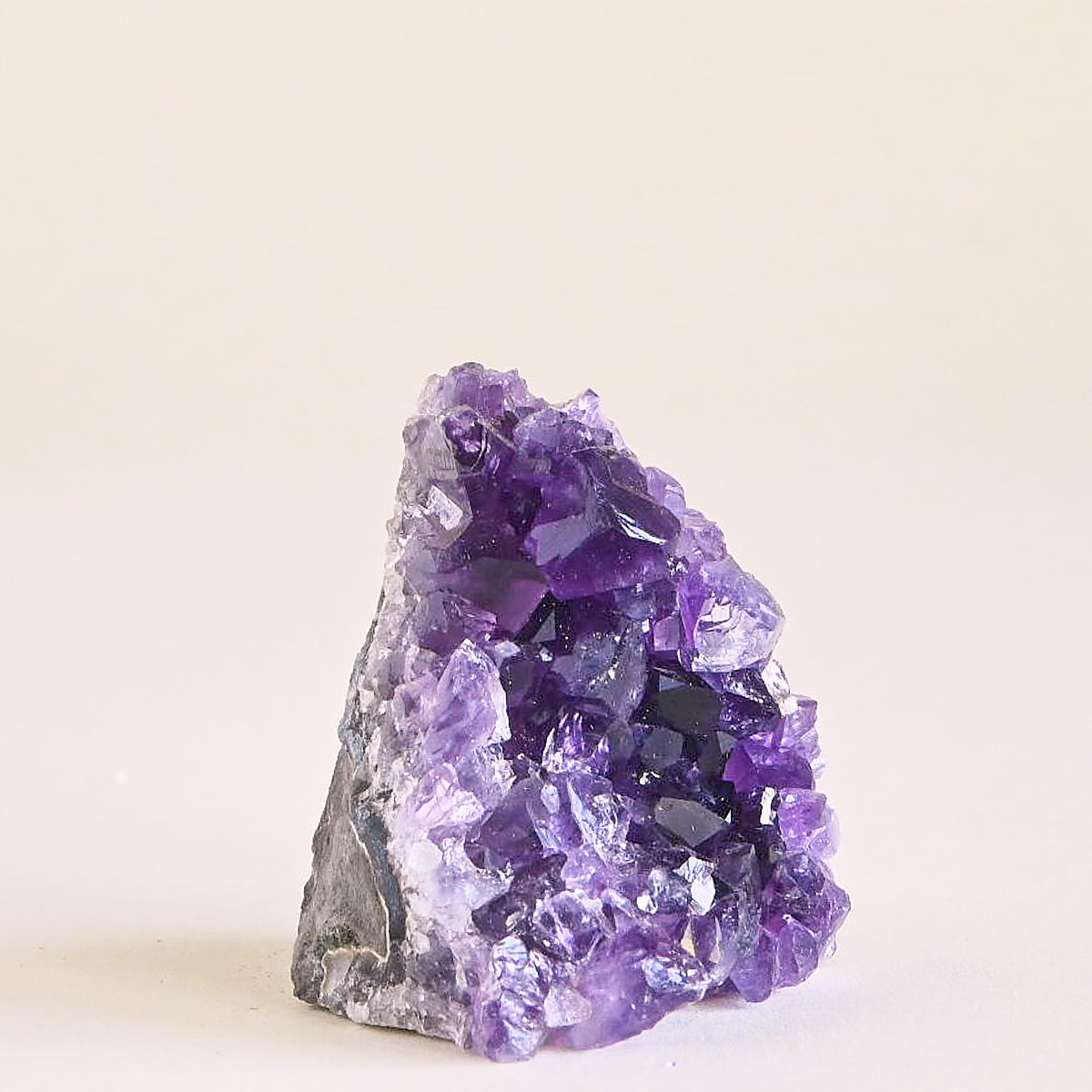 Natural Amethyst Geode with Cut Base - Large Purple Crystal Cluster for Home Decor, Meditation & Healing - Perfect for Living Room, Office or Gift