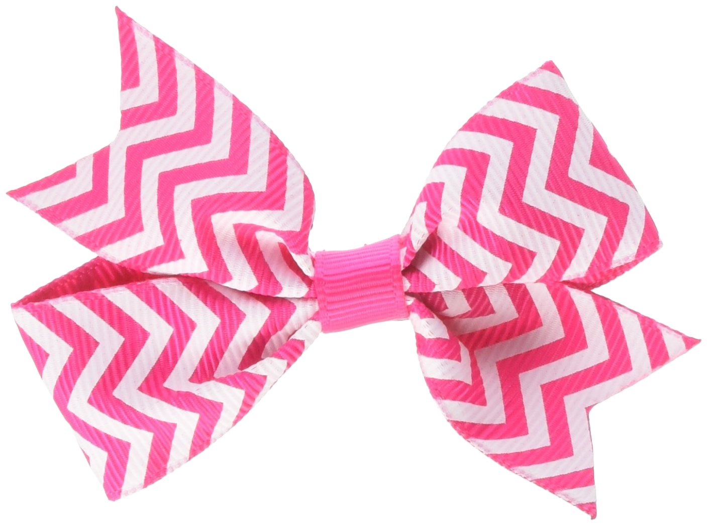 Chevron Dog Bowl - Bright Pink Non-Slip Pet Food Dish for Small & Medium Dogs | Perfect for Home, Travel & Outdoor Use