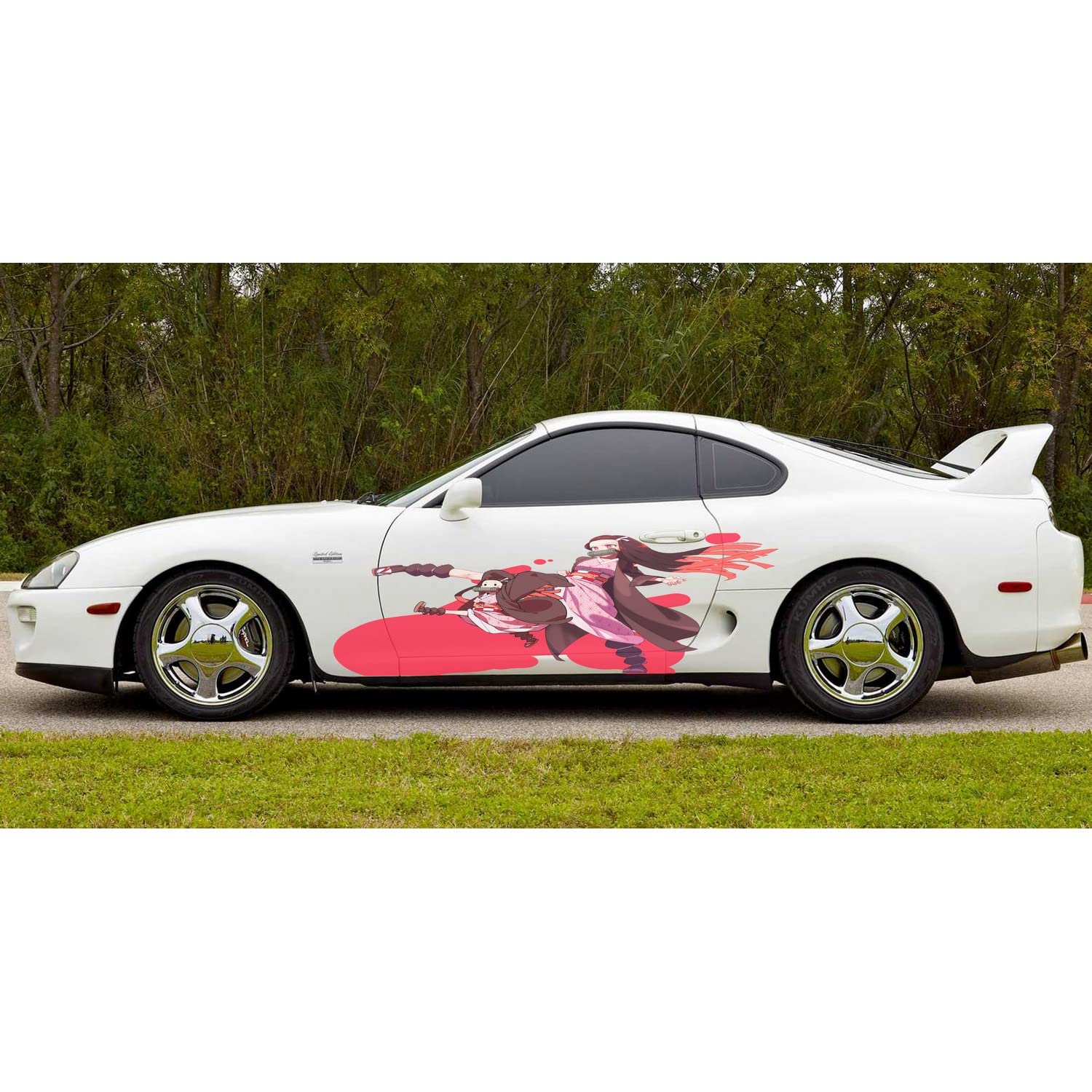 Anime Girls Vinyl Car Wrap - 20x60 Inches - Sexy Anime Decal for Car Side Graphics - Waterproof & Durable Sticker for Vehicles, Trucks, Laptops - Perfect for Anime Fans & Car Enthusiasts