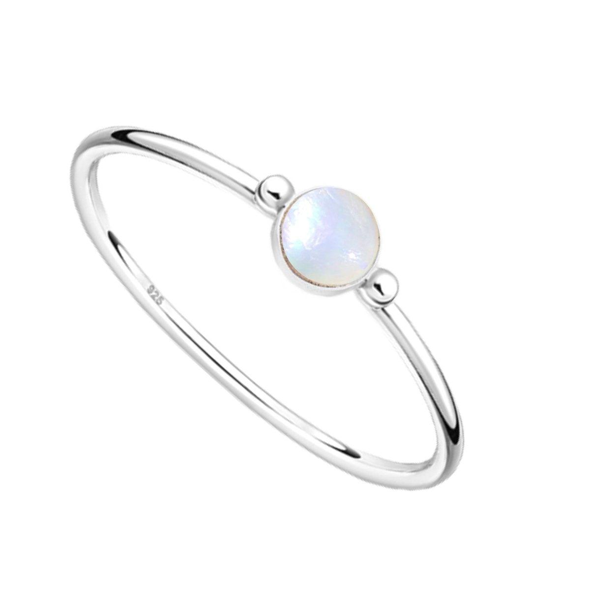 Laihas By the Sea Genuine Mother of Pearl Ring for Women - Adjustable Sizes 6-10 - Perfect for Beach Weddings, Boho Jewelry & Everyday Elegance