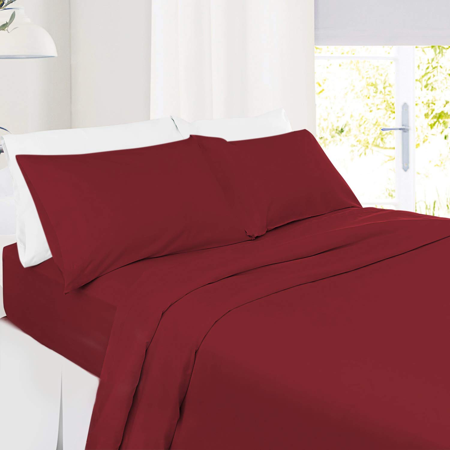 Luxury 4-Piece Twin XL Sheet Set - 800 Thread Count 100% Egyptian Cotton Bed Sheets with Extra Long Staple Cotton | Deep Pocket Fits Mattress Up to 15