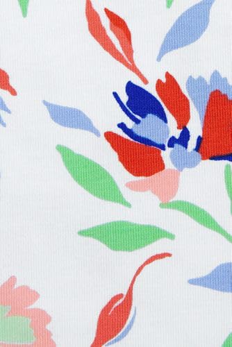 White/Periwinkle Floral
