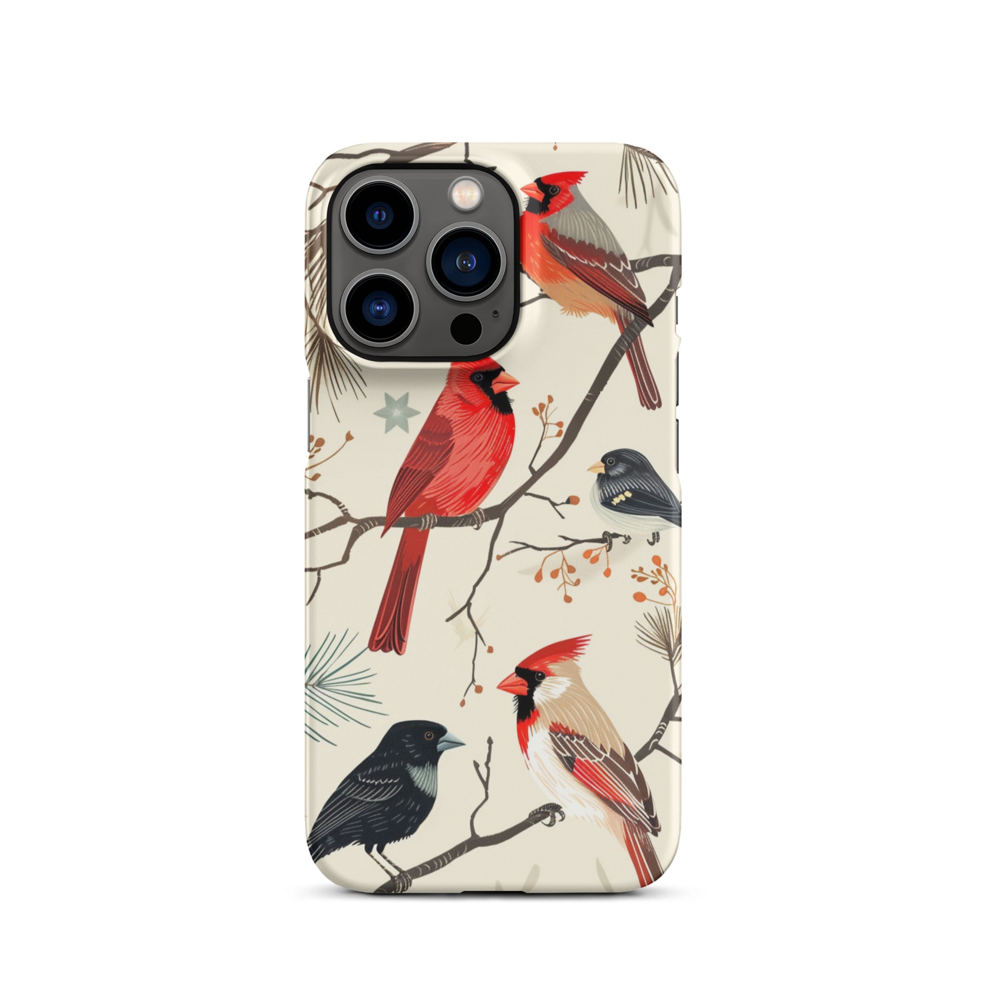 Premium Birds Design Snap Case for iPhone 14/13/12/11 - Durable Protective Phone Cover with Slim Fit - Perfect for Nature Lovers & Outdoor Adventures