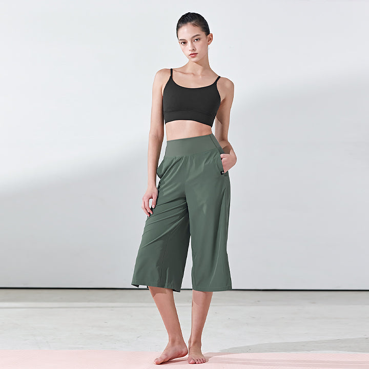 Light Breeze Wide Leg Pants for Women - Comfortable Loose Fit Summer Trousers | Perfect for Yoga, Travel & Casual Wear