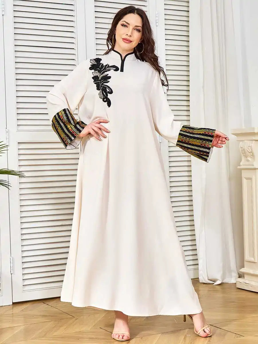 Elegant Eid Beads Caftan Dress for Women - Stylish Kaftan #25380 - Perfect for Eid Celebrations, Parties, and Special Occasions
