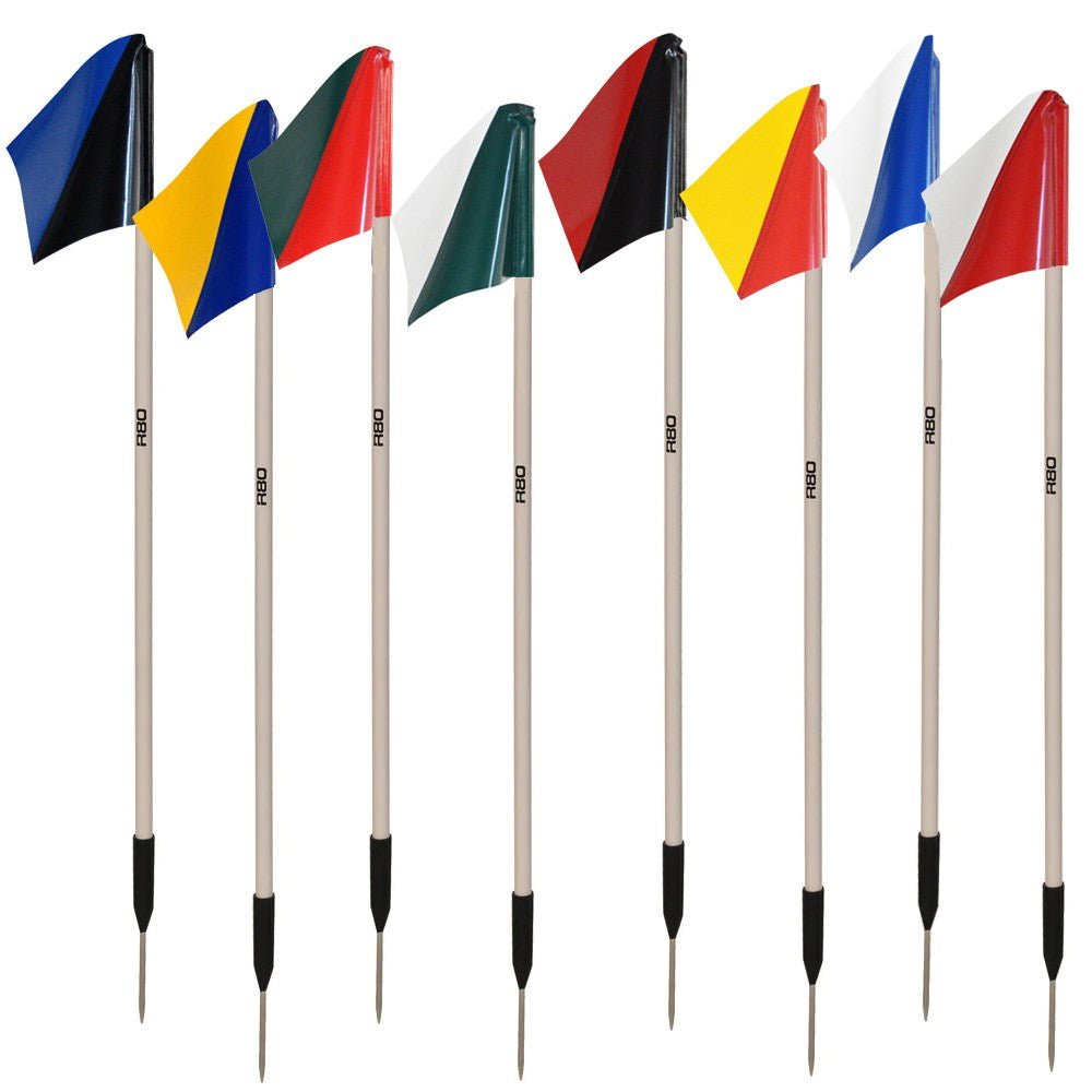 Premium Sideline Pole with Custom Club Colors Flag - Perfect for Football, Soccer & Sports Games, Tailgates & Fan Events