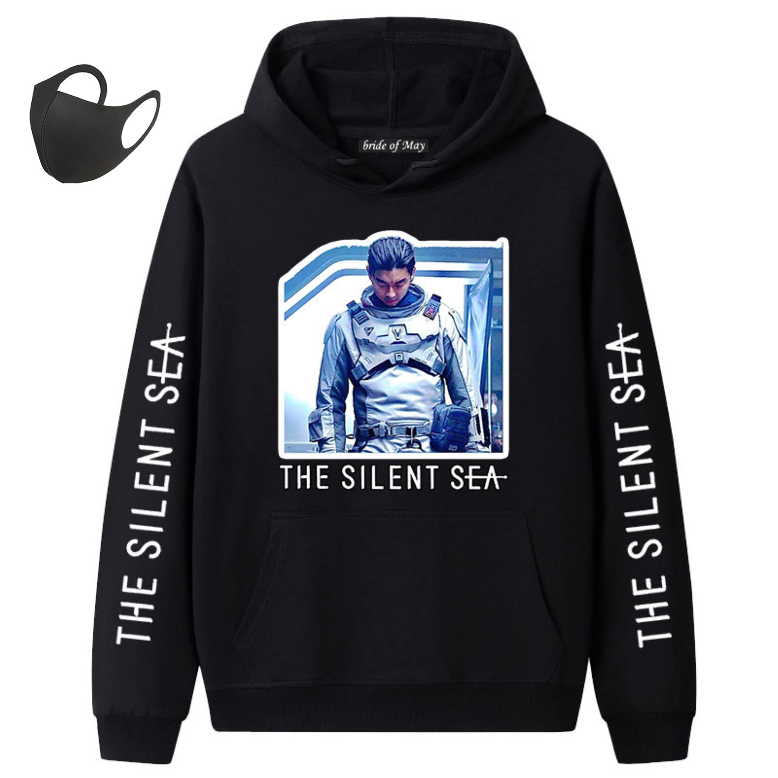 Korean Gong Yoo The Silent Sea Hoodie - Doona Bae Casual Pullover Sweatshirt for K-Drama Fans | Unisex Korean Drama Inspired Streetwear for Men & Women | Perfect for Cosplay, Gift Giving & Casual Wear