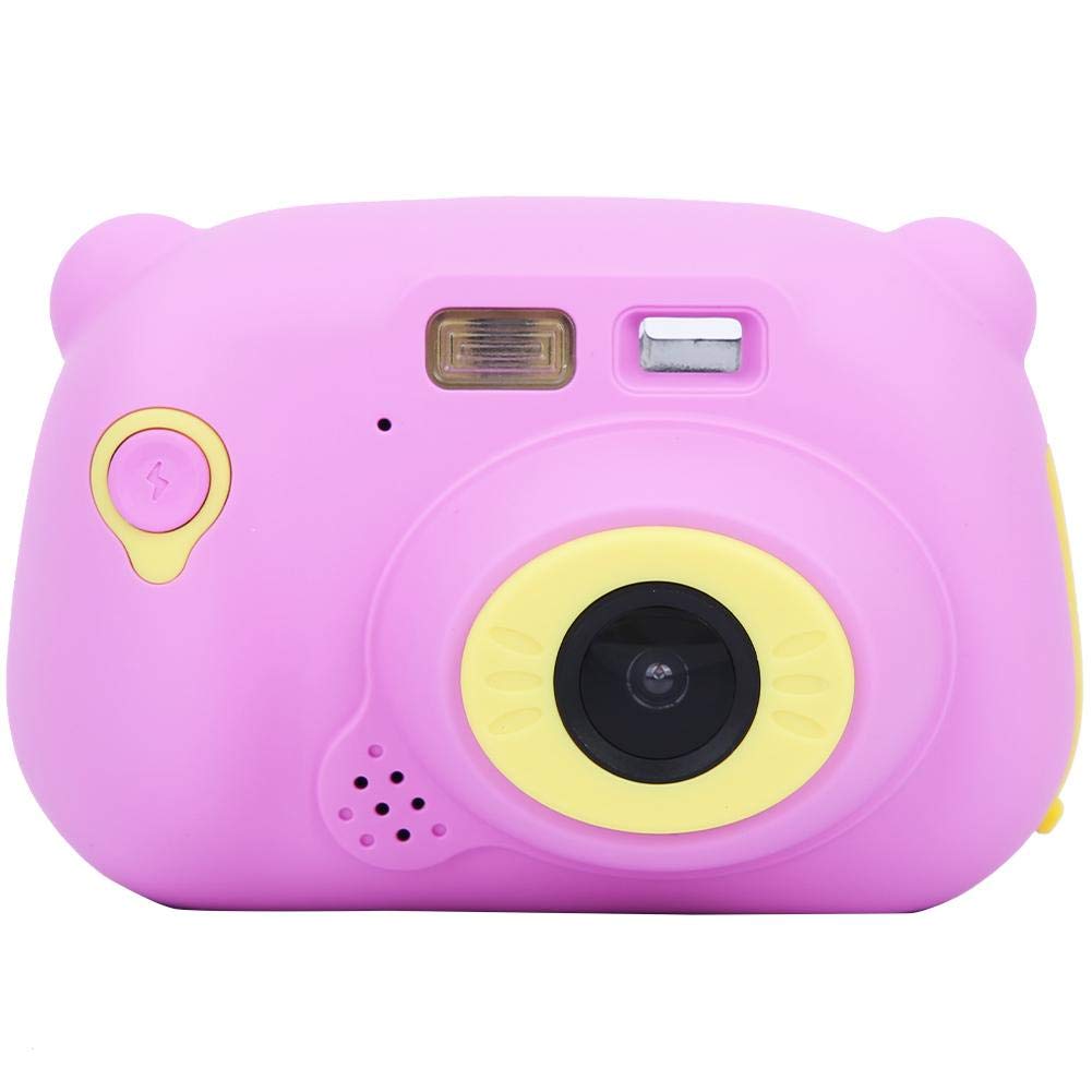 **Pink Kids Digital Camera for Girls Age 3-10 - 12MP Dual Lens Selfie & 1080P HD Video Camera with 2.0