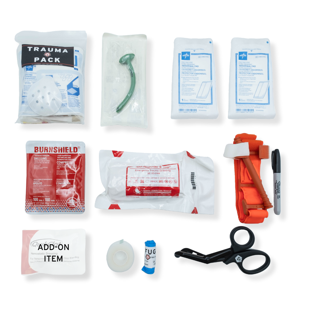 BearFAK 3.0 Tactical First Aid Kit (IFAK) - Compact Emergency Medical Supplies for Outdoor, Hiking, Camping & Survival - Perfect for Military, EMS & First Responders