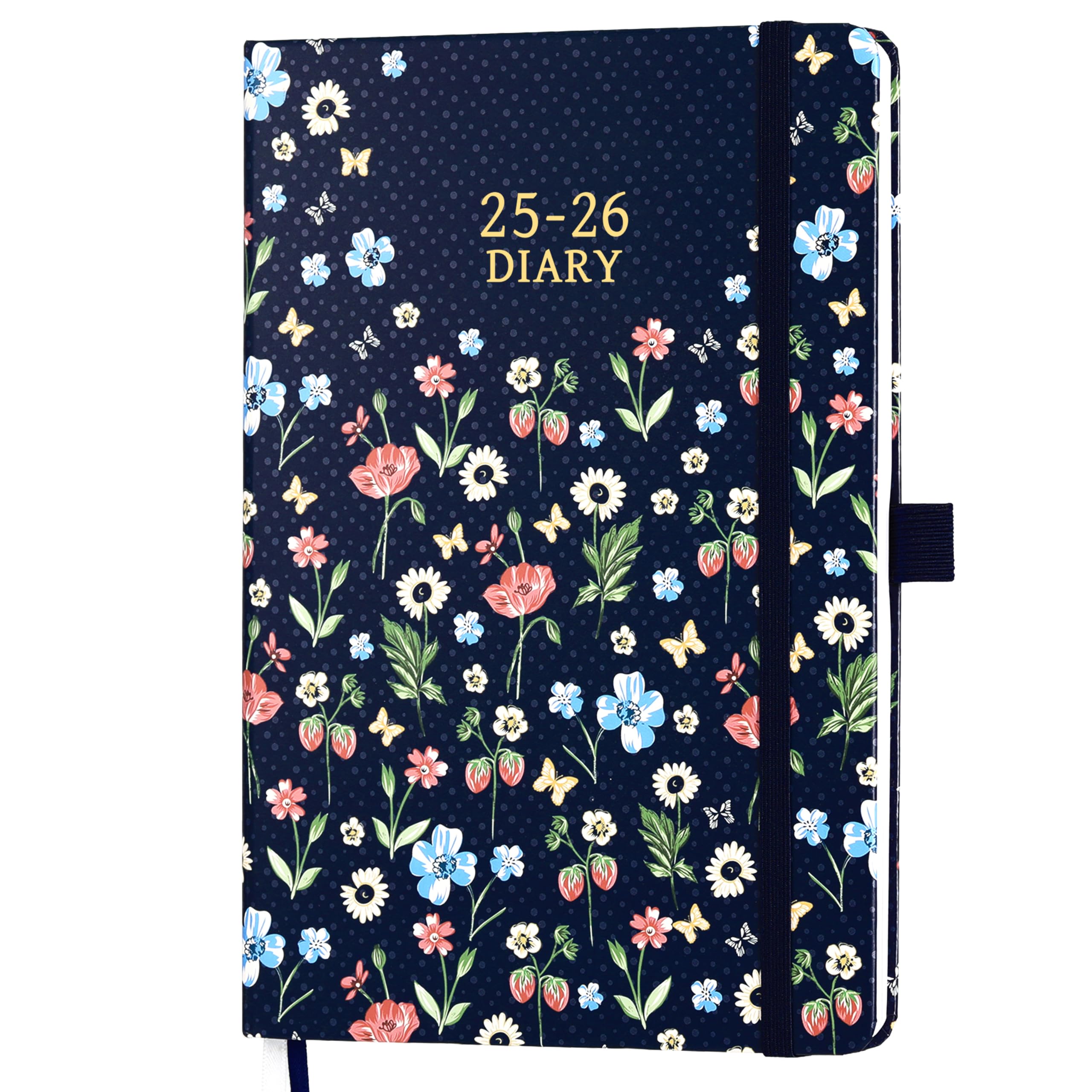 2025-2026 Academic Planner - A5 Weekly Planner with Hard Cover, Pen Loop & Back Pocket (August 2025-July 2026, 8.4