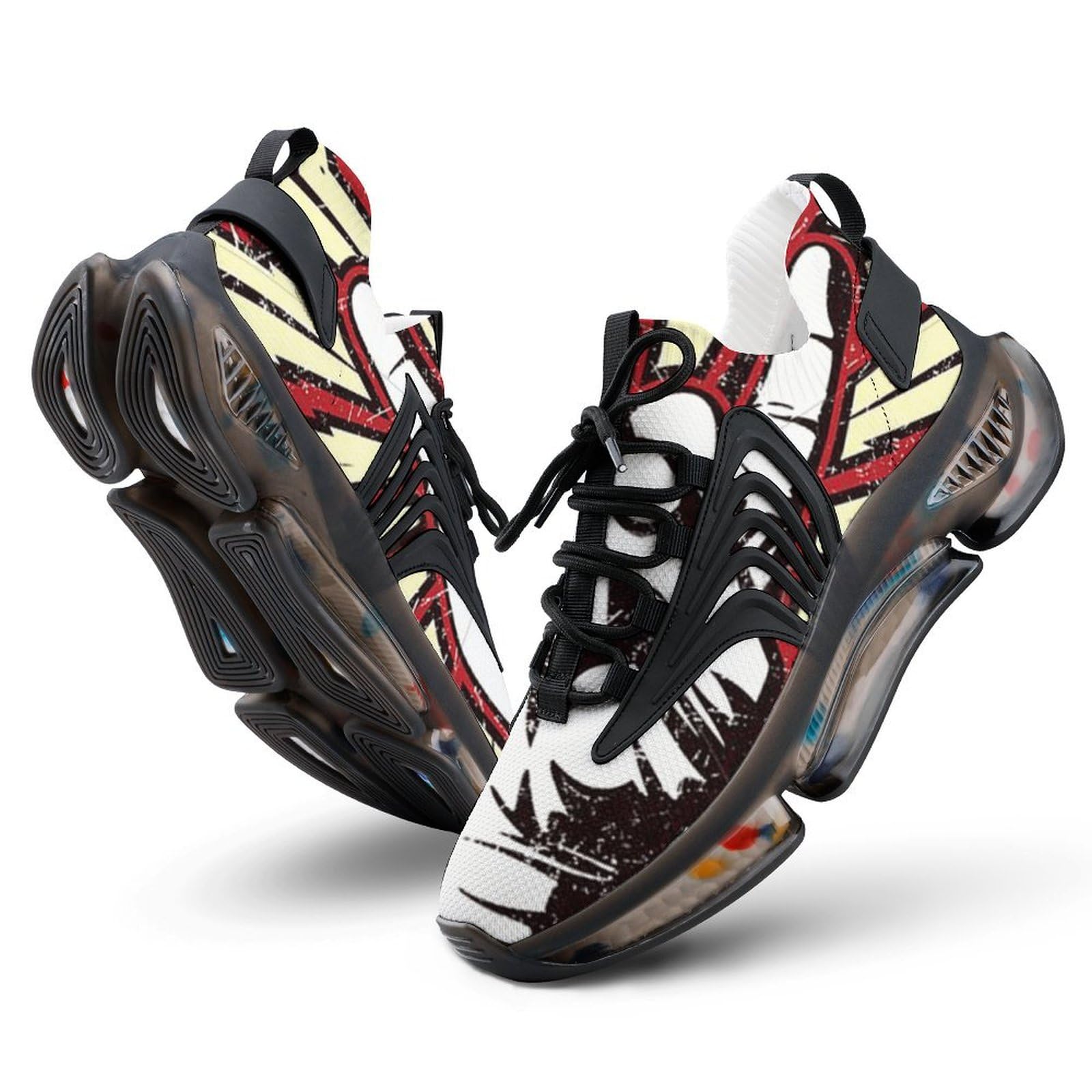 Men's Lightweight Running Shoes - Breathable Athletic Sneakers for Gym, Hiking & Outdoor Sports | Comfortable Rocker Hand Design for All-Day Wear