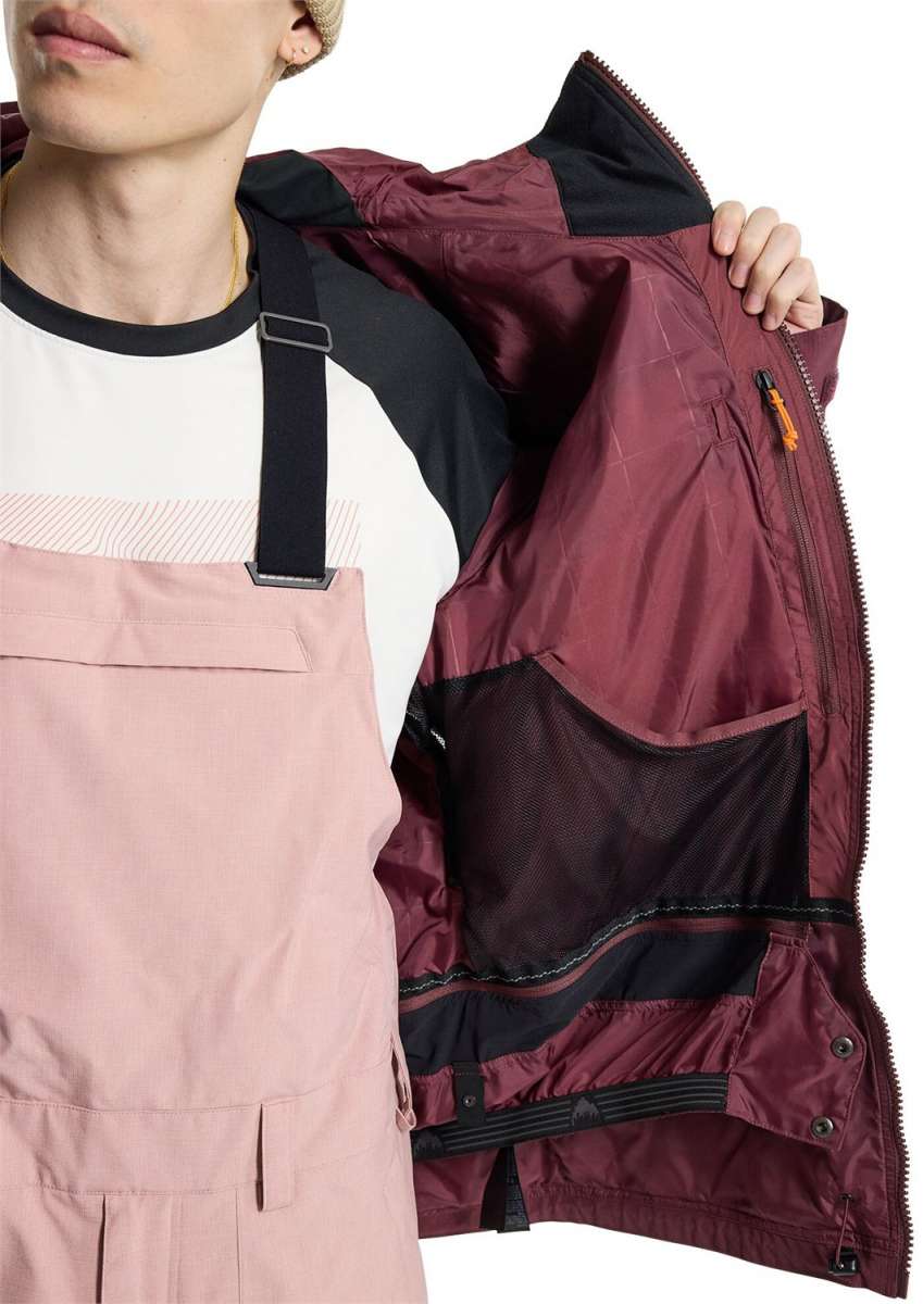 Burton Frostner 2L Waterproof Jacket for Men & Women 2024 - Lightweight Winter Snowboarding Coat for Skiing, Hiking & Outdoor Adventures