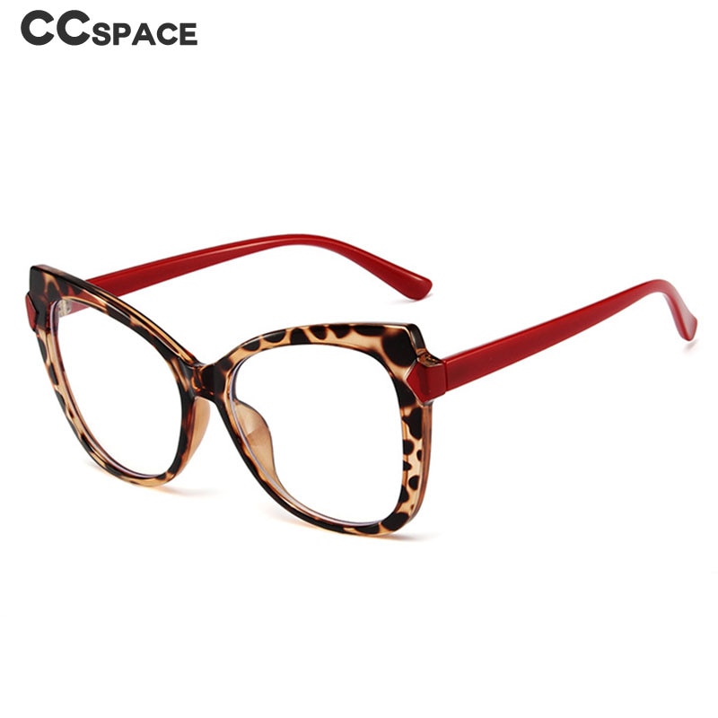 CCspace Women's Full Rim Cat Eye Eyeglasses Frame 53348 - Stylish Retro Glasses for Women, Lightweight & Durable, Perfect for Office, Reading, and Fashion Accessories