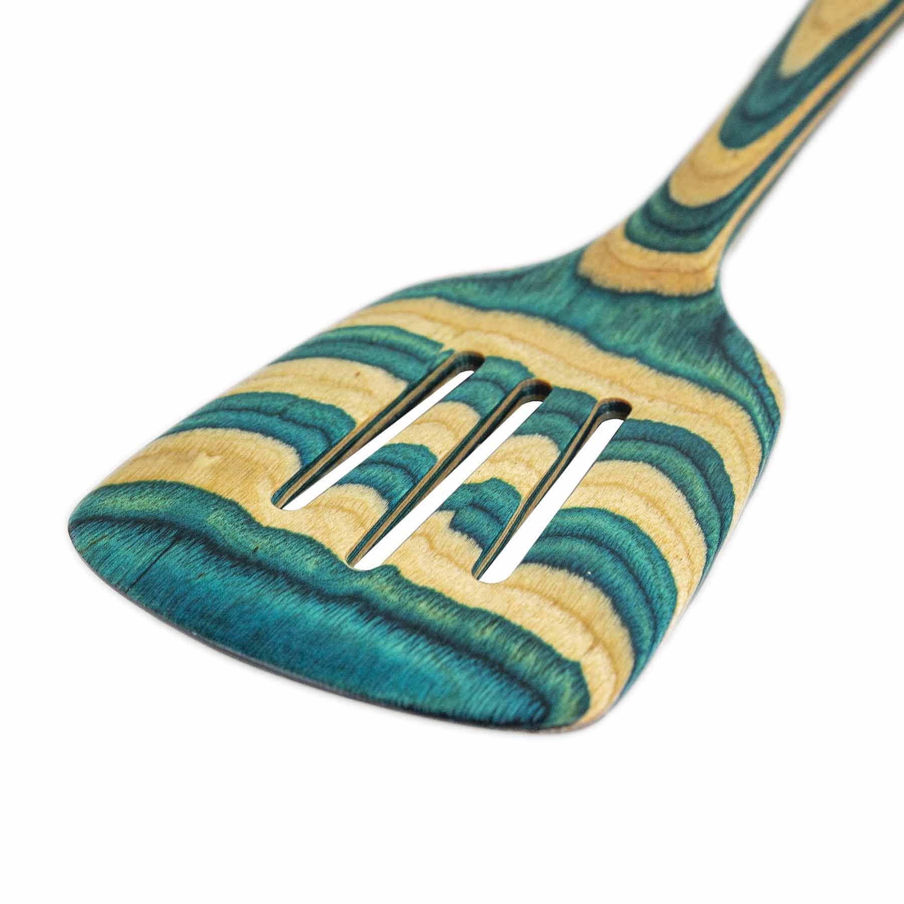 Baltique® Mykonos Collection Slotted Spatula - 12.5 Inch Premium Kitchen Turner for Grilling, Flipping Pancakes & Serving - Non-Slip Handle & Durable Stainless Steel Design
