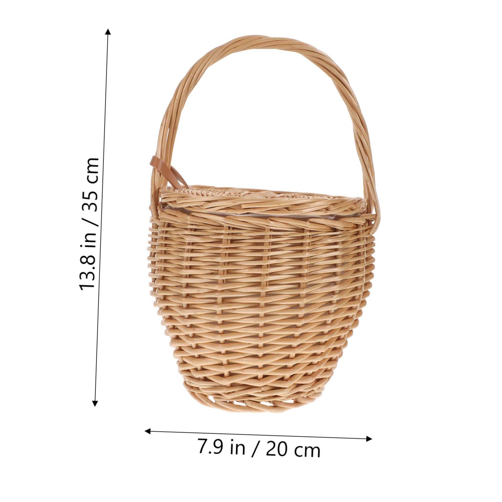 WHAMVOX Elegant Hand-Woven Shoulder Bag for Women - Stylish Summer Travel Purse & Lunch Tote - Perfect for Beach Outings, Picnics, and Daily Commute