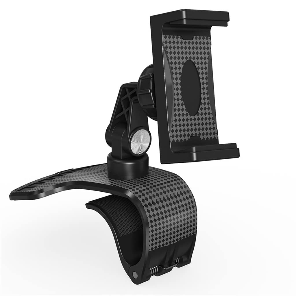 Universal Car Phone Holder - 360° Adjustable Dashboard & Air Vent Mount, Compatible with All Smartphones (Black) | Perfect for GPS Navigation, Hands-Free Calling & Road Trips