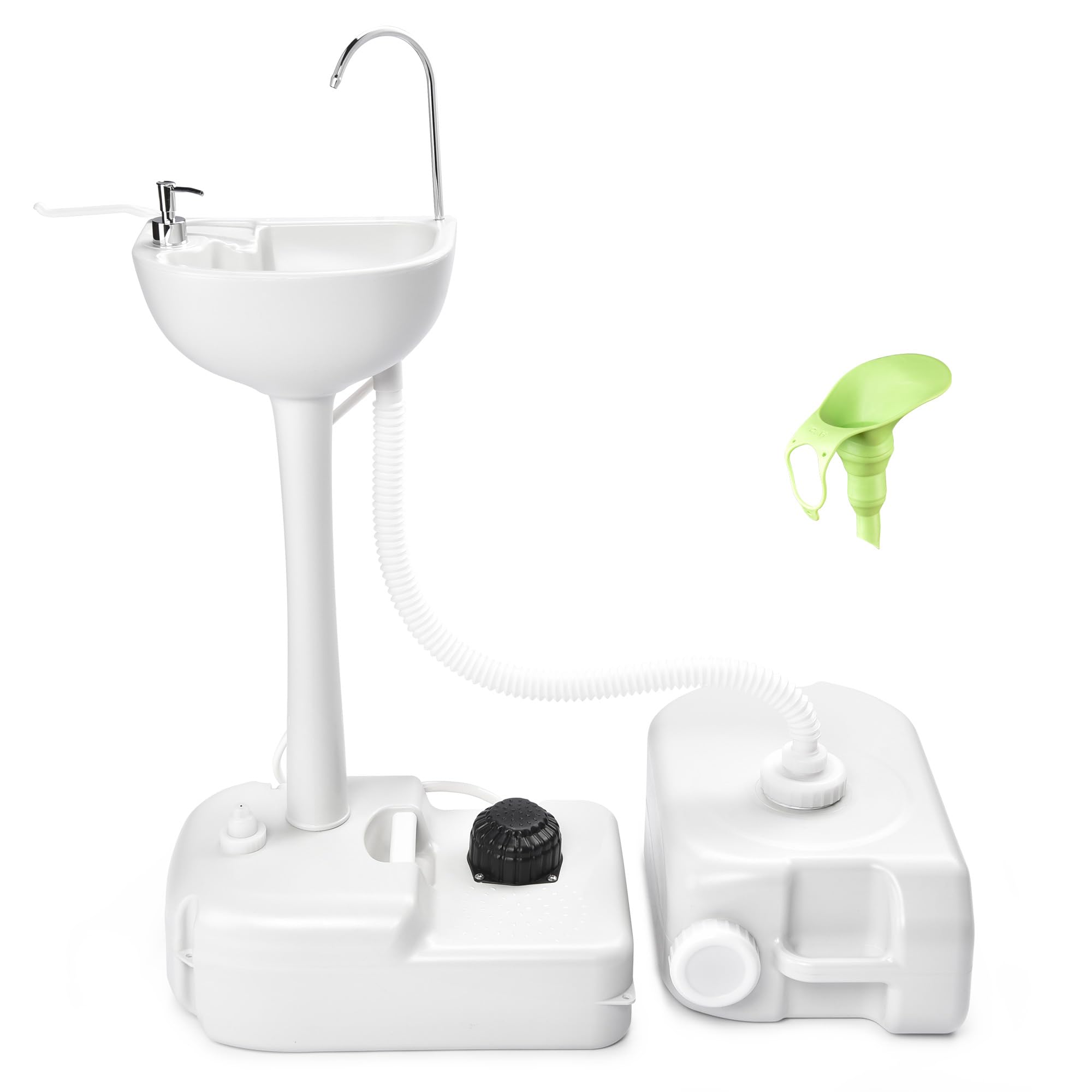 Yescom 17L Portable Camping Sink with 24L Water Tank - Foldable Outdoor Wash Basin for RV, Camping, Hiking & Travel | Perfect for Washing Dishes, Hands & Gear in Remote Areas