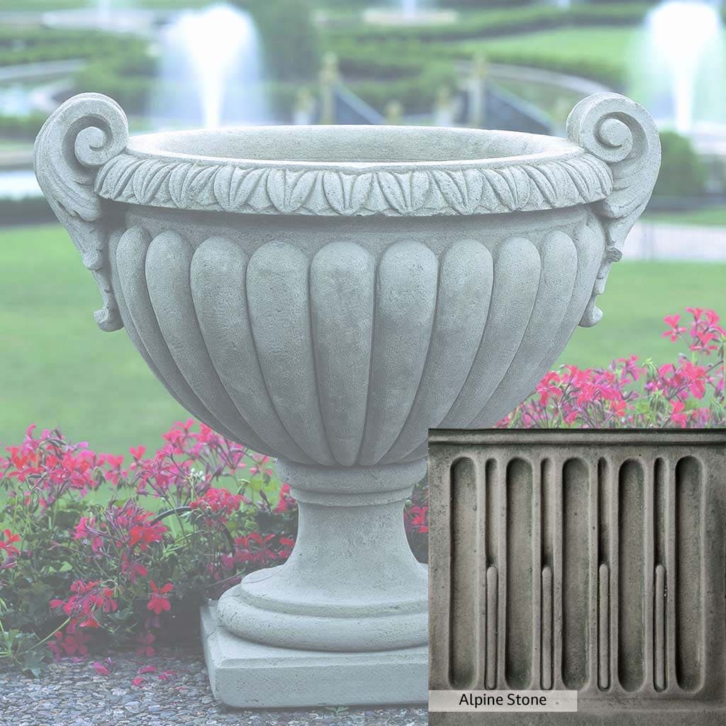 Campania International Longwood Volute Handle Urn - Elegant Garden Planter for Outdoor Decor, Patio, and Landscape Design