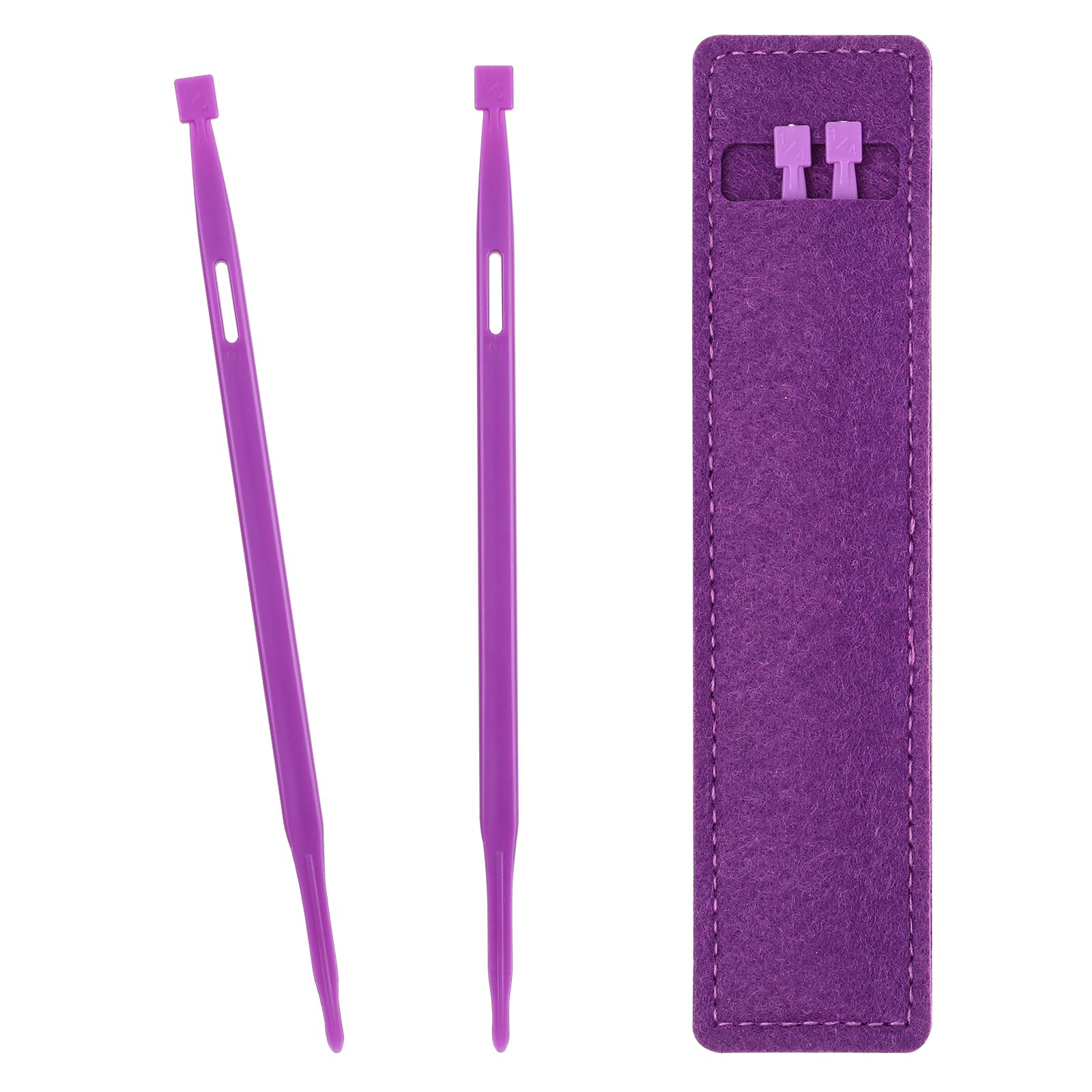 2-Pack Purple Thang Sewing Tools - Multifunctional Quilting & Craft Accessories for DIY Sewing Kits | Perfect for Quilting, Embroidery & Fabric Projects