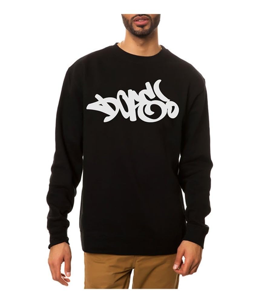 DOPE Men's The Hand Style Sweatshirt - Black, Medium | Trendy Streetwear Pullover for Casual Outfits & Urban Fashion