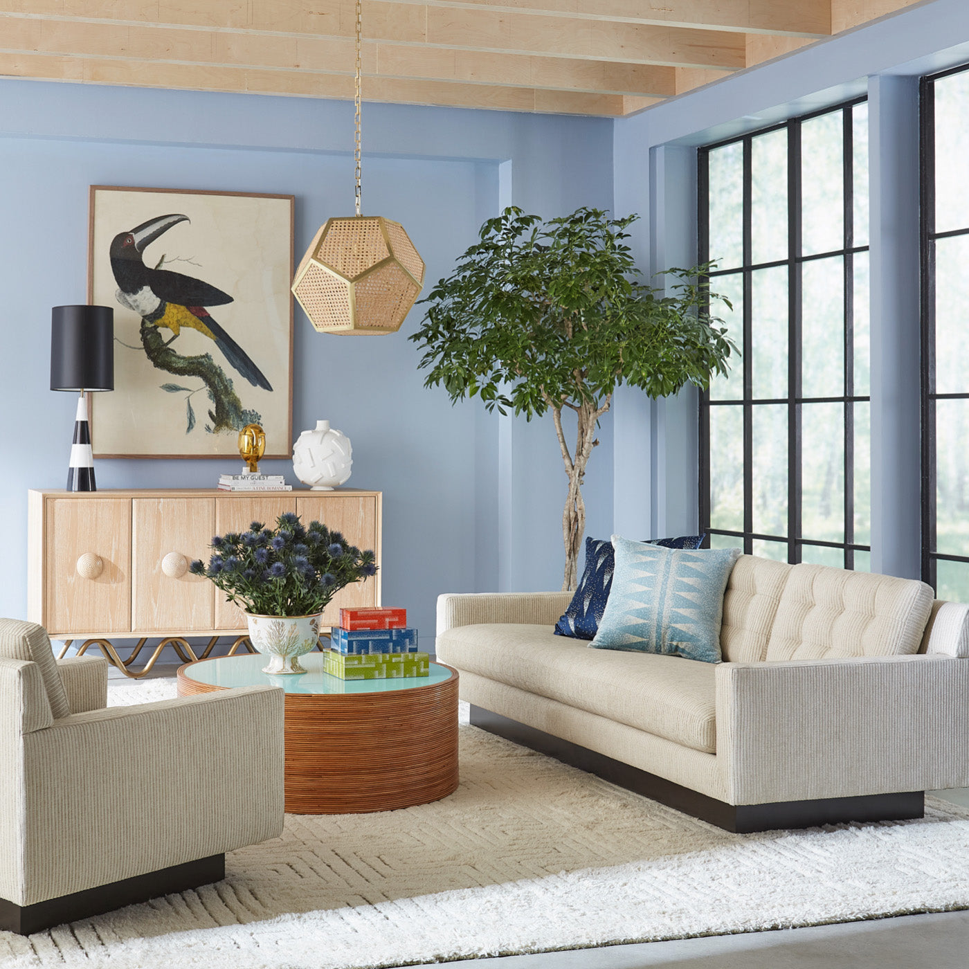 Wright Sofa - Modern Comfortable Living Room Couch for Home, Office & Lounge - Perfect for Relaxing, Entertaining & Decorating Spaces