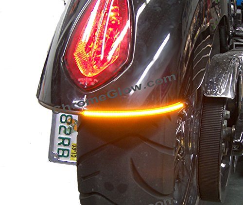 Victory Vegas High Ball Gunner LED Turn Signal Kit - Amber Turn Signals with Clear Lens for Enhanced Visibility & Style | Motorcycle Safety & Customization Accessories