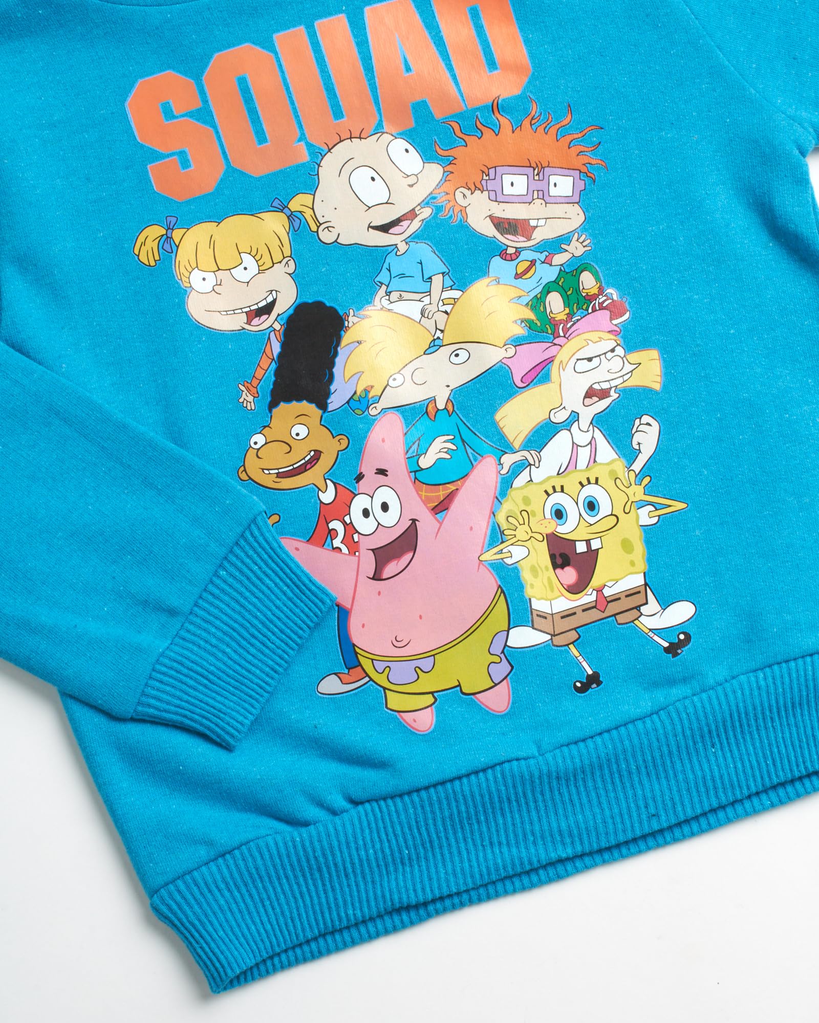 Nickelodeon Boys' Hooded Sweatshirt - Baby Shark, SpongeBob, Thomas & Friends (Sizes 2T-7) | Cute Cartoon Character Pullover for Playdates, Preschool & Casual Outings