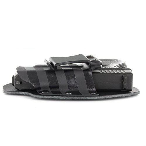 Stealth Black USA IWB Hybrid Concealed Carry Holster for Kimber Solo - Left Hand Draw | Comfortable & Secure Inside Waistband Holster for Everyday Carry (EDC), Concealed Weapon Protection, and Tactical Use