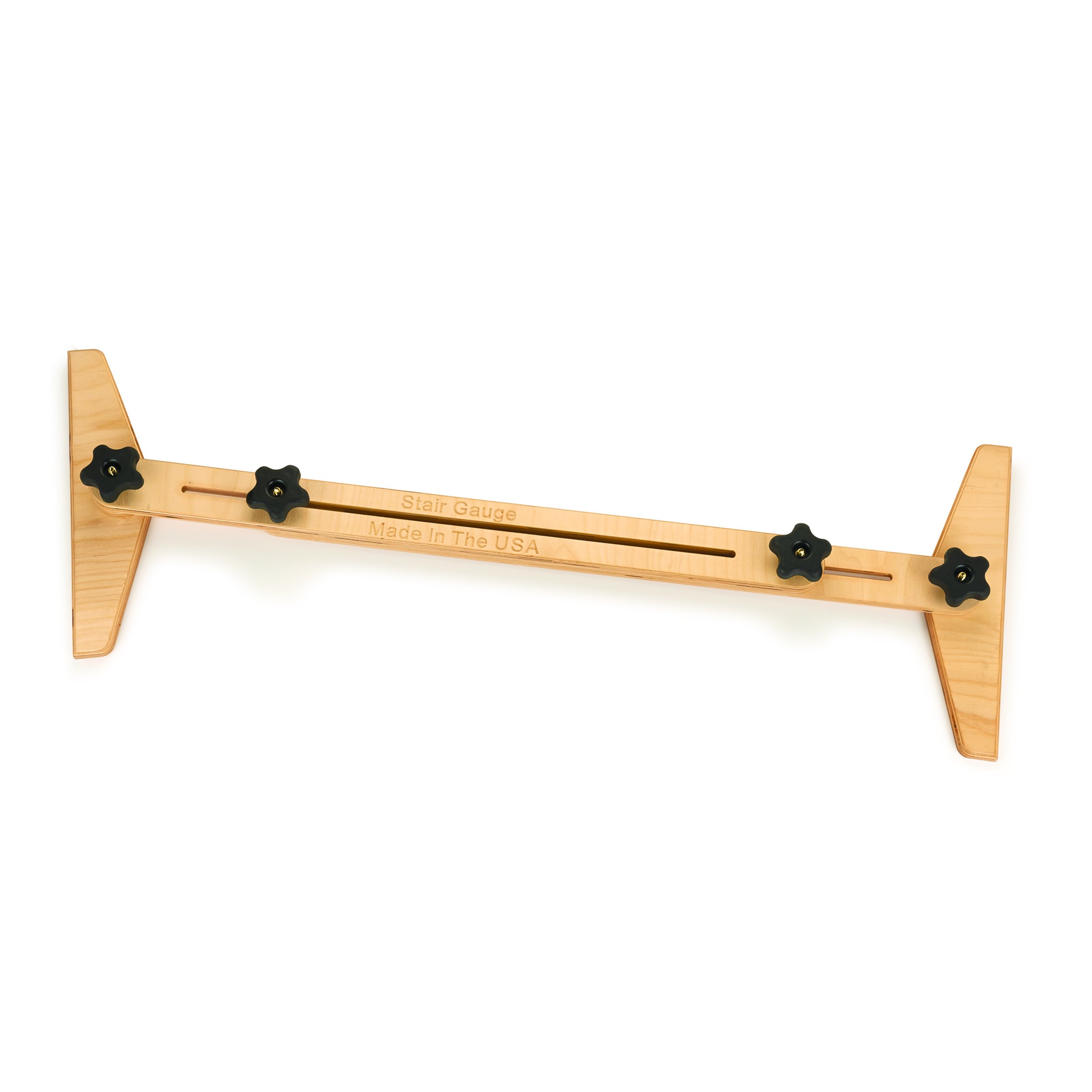 Stair Tread Gauge & Shelf Layout Tool - Professional Measuring Tool for Staircase & Shelving Projects - Perfect for Carpenters, DIY Home Improvement & Woodworking Projects
