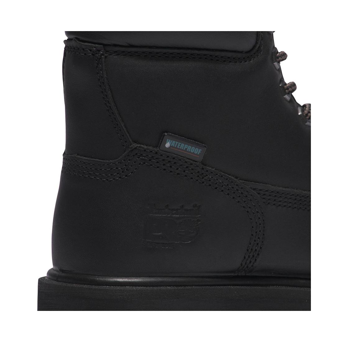 6 Inch Soft Toe Waterproof Insulated 200G Work Boots for Men - Black - Perfect for Construction, Hiking & Outdoor Winter Activities