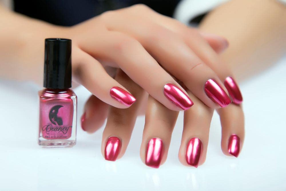 Holographic Chrome Nail Polish - Mirror Effect Metallic Quick Dry Nail Varnish for Bold & Glossy Nail Art | Perfect for Parties, Date Nights & Special Occasions