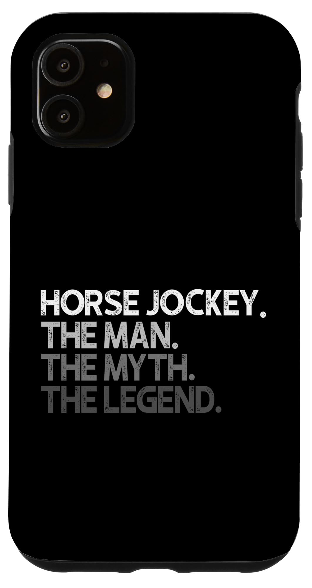 iPhone 11 Case - Premium Horse Jockey Design - Perfect Gift for Men - Durable Protective Phone Cover for iPhone 11 - Ideal for Equestrian Enthusiasts & Sports Fans