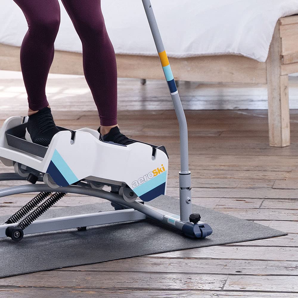 Aeroski Premium Fitness Mat - Lightweight, Non-Slip Exercise Mat for Home & Gym - Protects Floors & Equipment - Ideal for Yoga, Pilates, HIIT & Cardio Workouts