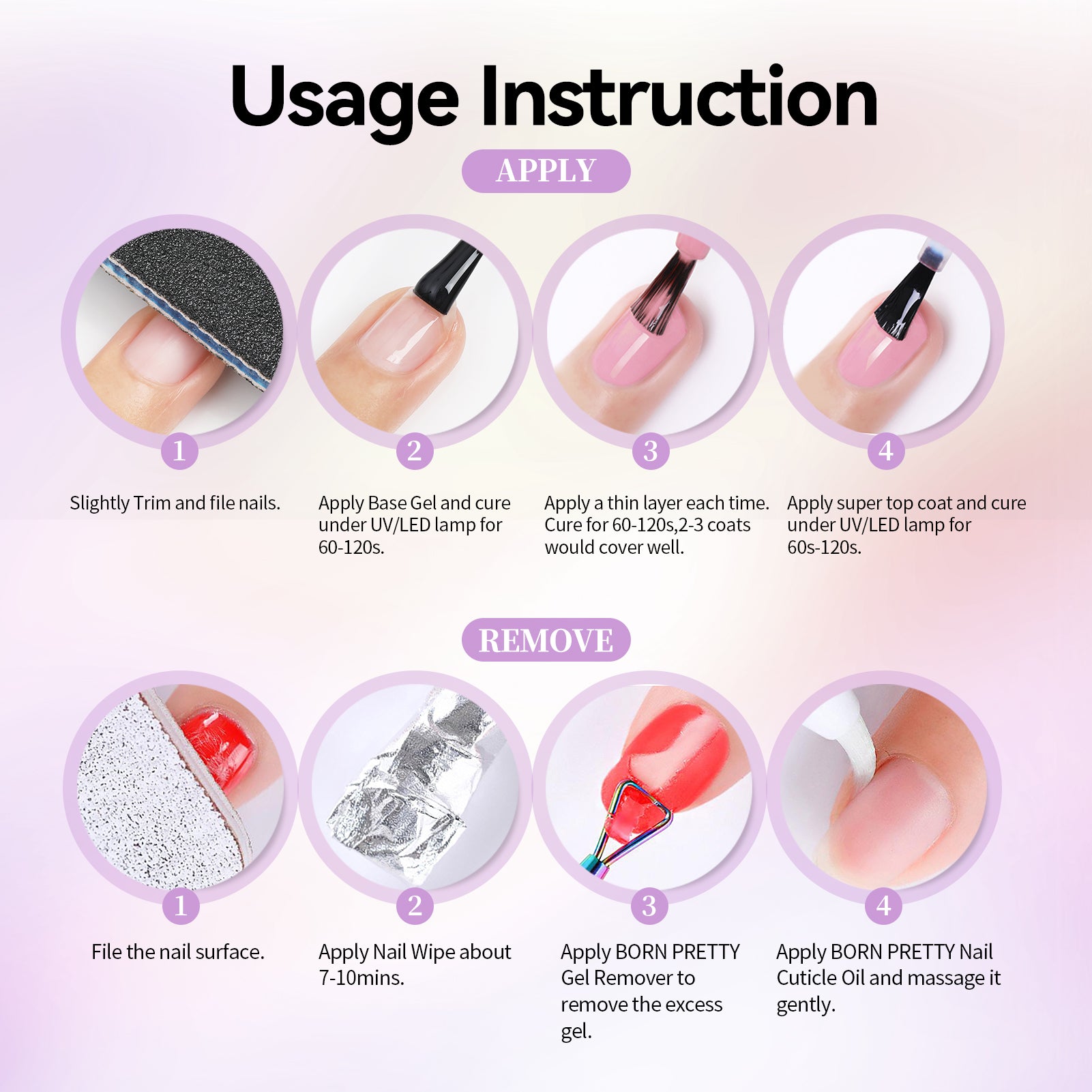 6 Colors Temperature Changing Gel Polish Set - T16 NeoWave 7ml Nail Polish Kit for Manicures & Pedicures - Perfect for Home Salon, Nail Art Designs & DIY Beauty Care
