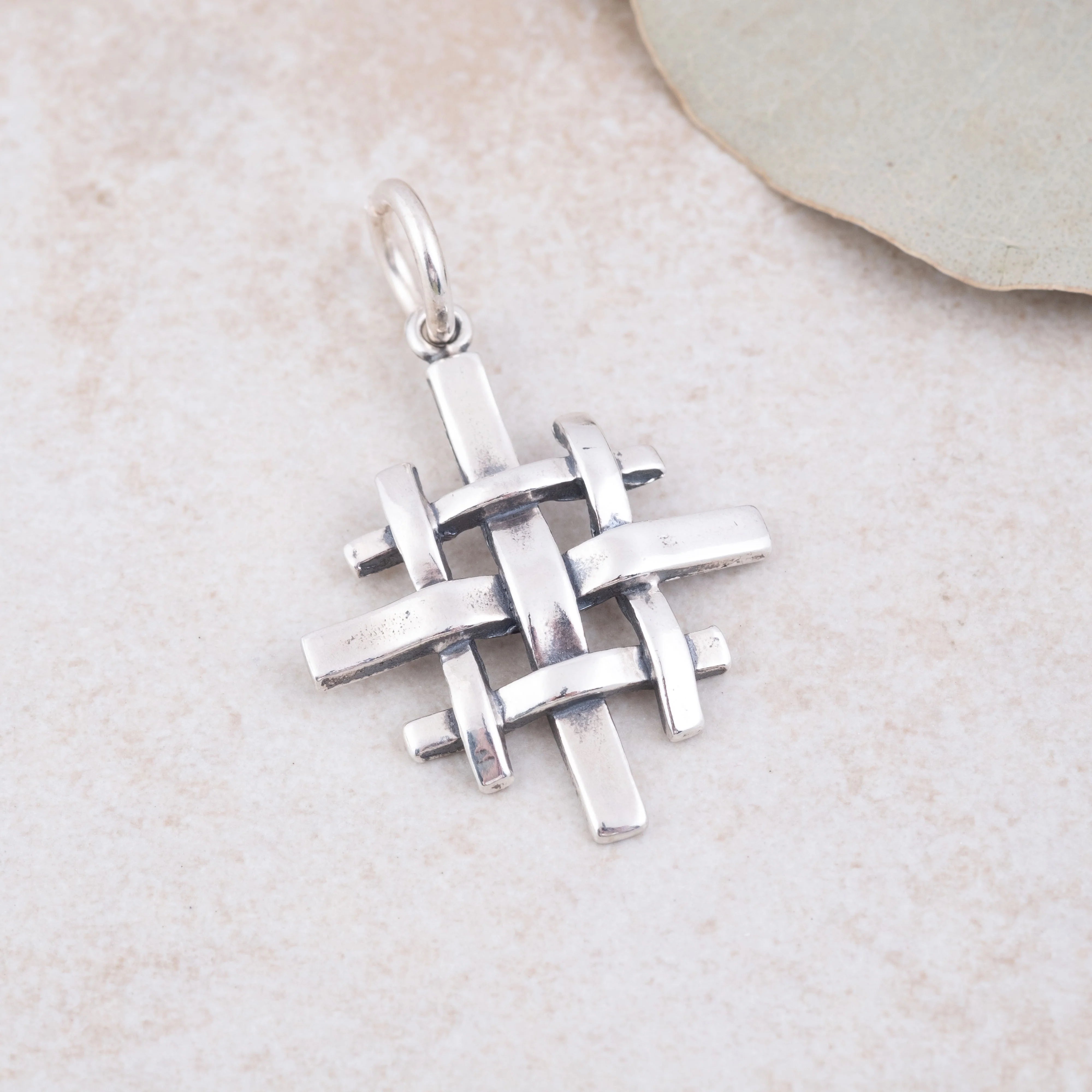 Beautiful Sterling Silver Jerusalem Cross Pendant Necklace with Acts 1:8 Bible Verse - Perfect for Religious Gifts, Baptism, Confirmation & Daily Faith Jewelry