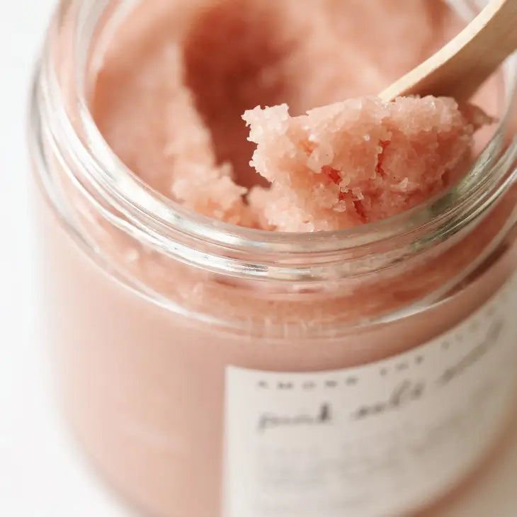 Organic Pink Himalayan Salt Scrub - Exfoliating Body Scrub for Soft & Glowing Skin - Spa Quality Skincare Gift - Perfect for Dry Skin, Cellulite Treatment & Relaxing Bath Time