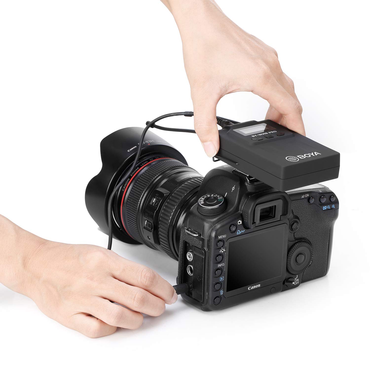 BOYA RX8 Pro Dual-Channel Wireless Lavalier Mic Receiver with 3.5mm Output & Camera Shoe Mount - Compatible with by-WM8 PRO System - Perfect for Vlogging, Interviews, and Live Streaming