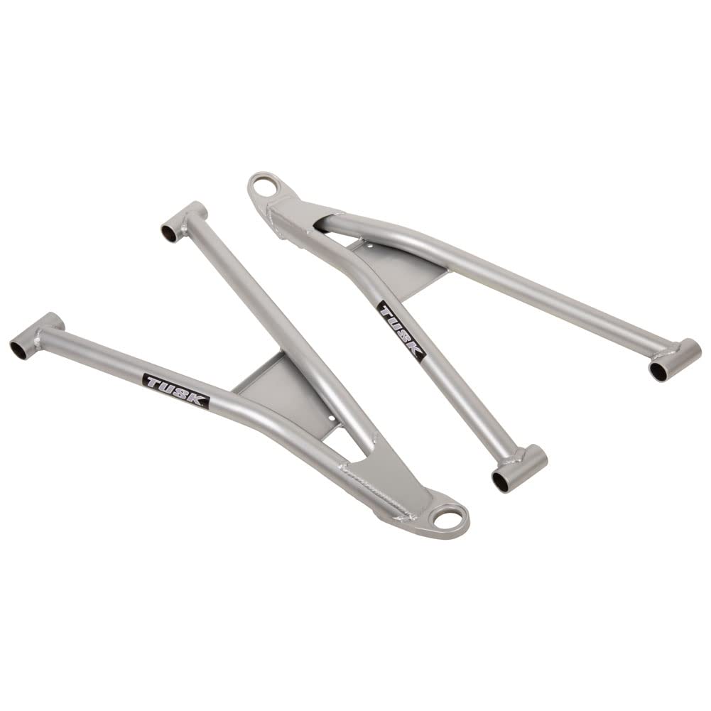 Tusk Mohawk Extreme Duty High Clearance Lower A-Arms - Silver (No Hardware) | Compatible with 2019 Polaris RZR XP Turbo Limited Edition | Off-Road Racing & Trail Riding Upgrade