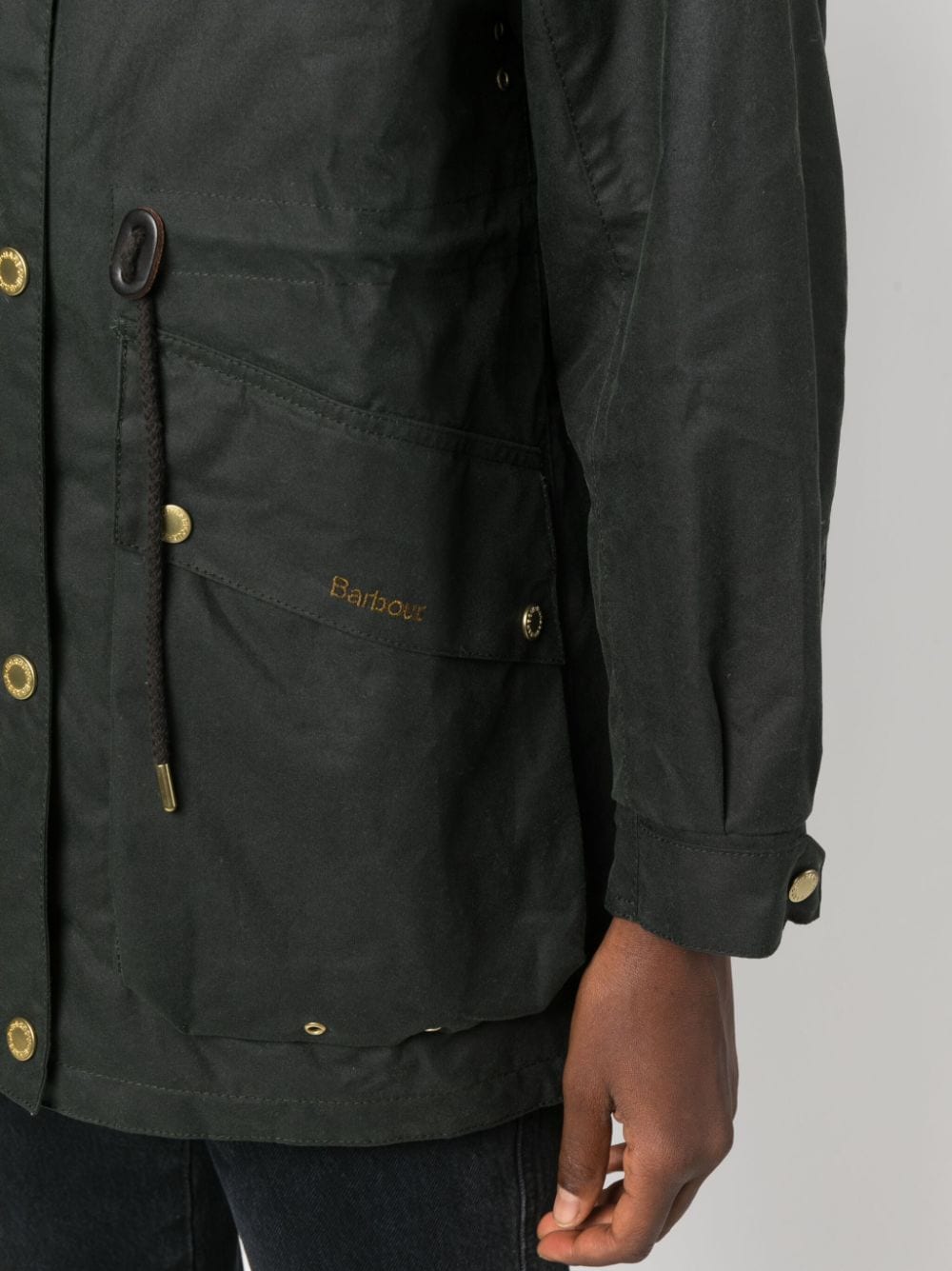 Barbour Green Waxed Cotton Jacket for Men & Women | Waterproof & Windproof Outdoor Coat | Perfect for Hiking, Camping & Countryside Adventures