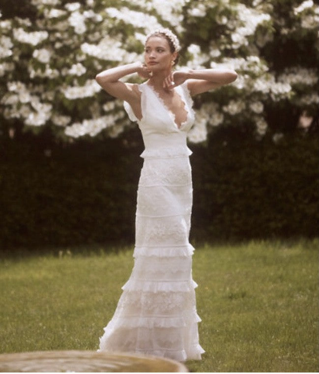 BHLDN Sachin & Babi Inez Wedding Gown - Elegant Lace Bridal Dress for Formal Ceremonies & Special Occasions