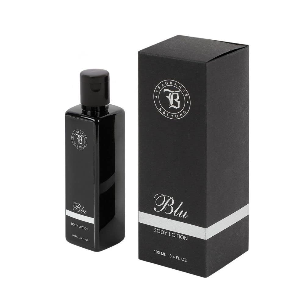 Fragrance & Beyond Blu Perfume Body Lotion for Women - Hydrating & Nourishing with Almond Oil, Jojoba Oil & Shea Butter | 100ml | Softens & Moisturizes Dry Skin | Perfect for Daily Use, Gift Giving & Travel
