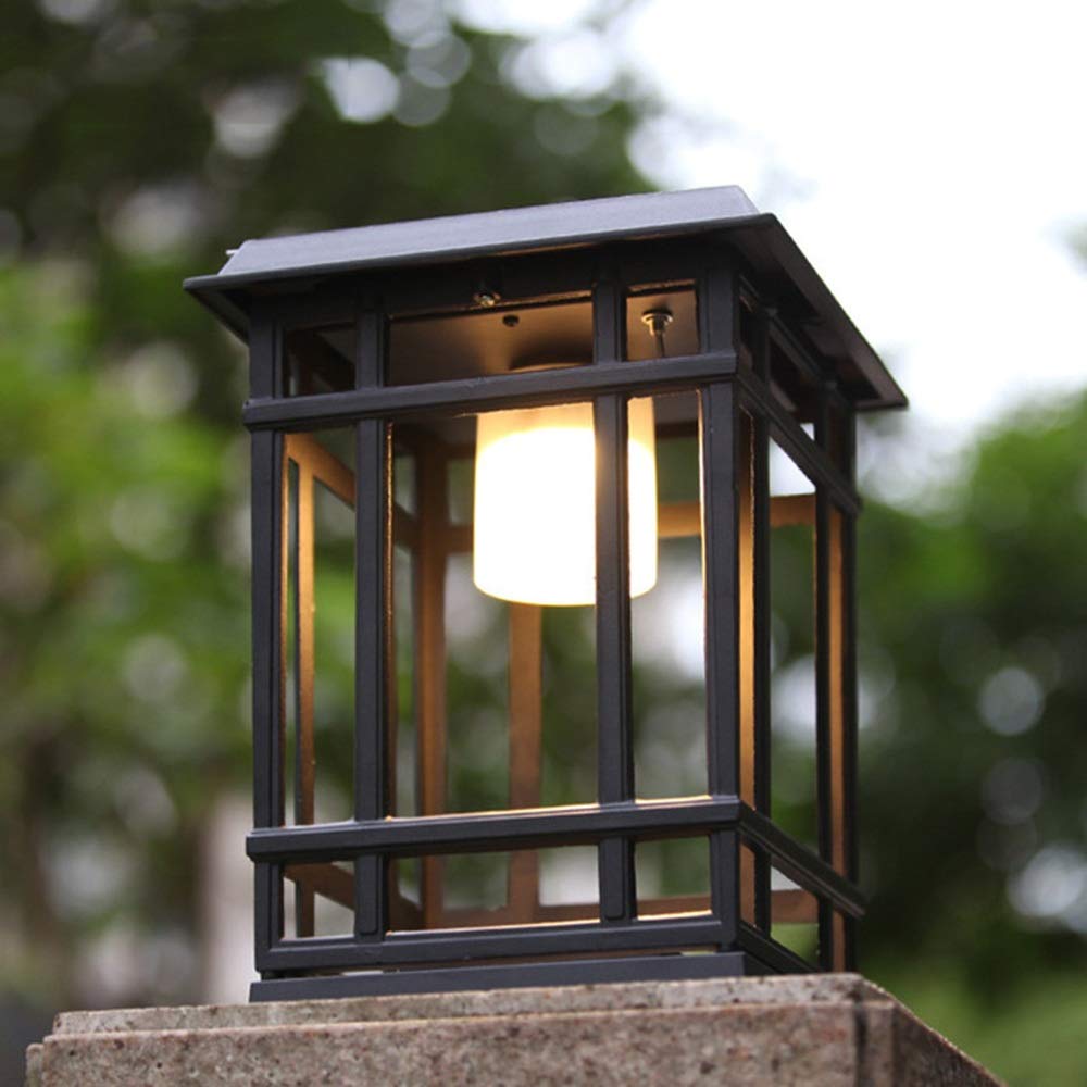 **Solar Post Lights Outdoor - Waterproof Garden Lamp for Pathway, Lawn, Fence & Patio - Modern Landscape Lighting for Home, Park & Street Decor - Ideal for Nighttime Safety & Ambiance**