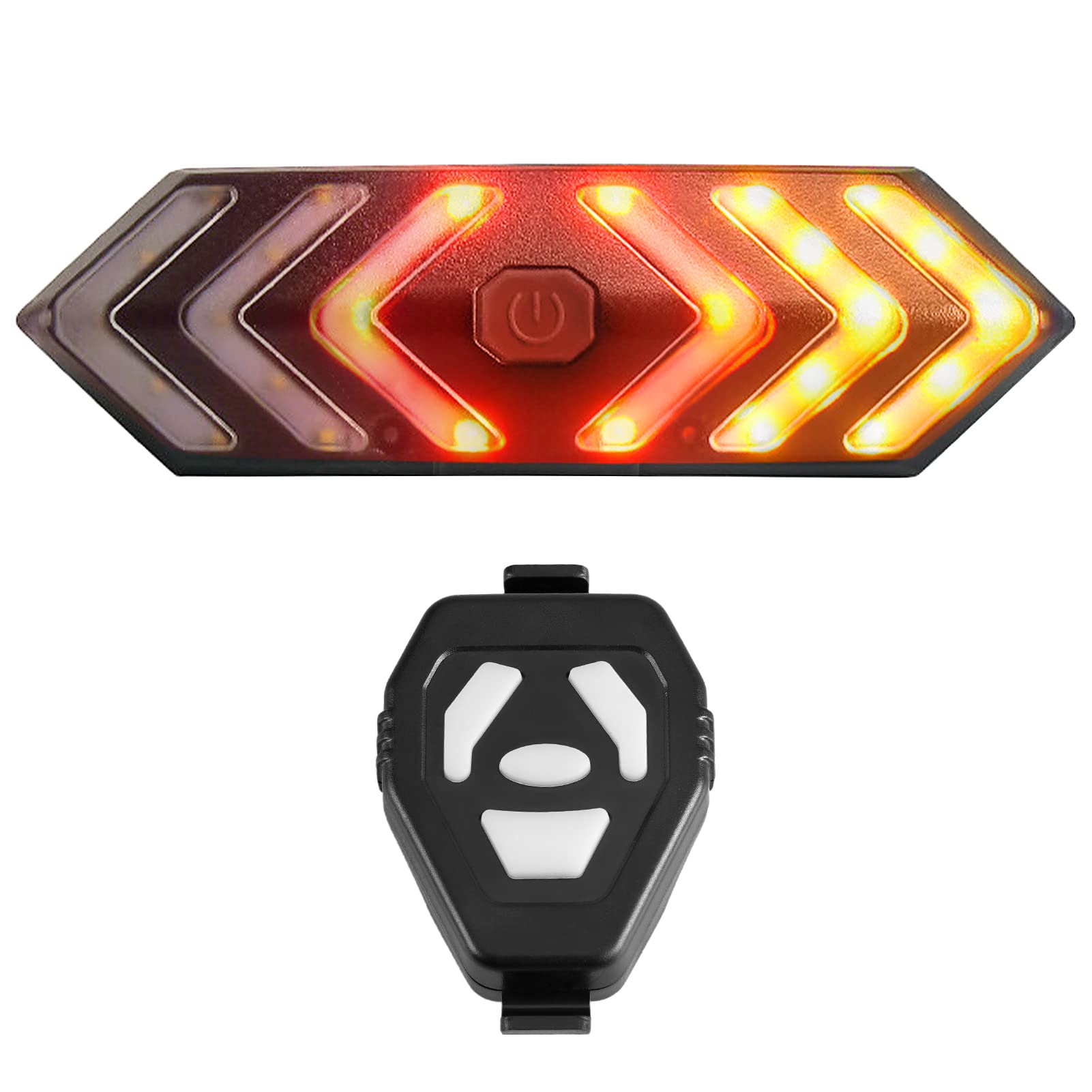 Lixada USB Rechargeable Bike Taillight - Gravity Sensing, Waterproof Cycling Safety Light for Night Riding | Perfect for Road Bikes, Mountain Bikes & Commuting