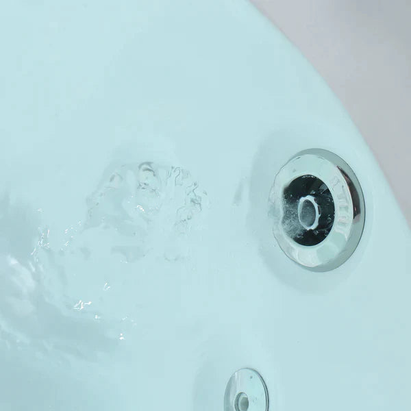 Empava 71 Inch 2-Person Luxury Jetted Hydromassage Bathtub with Chromotherapy - 71JT667B Model - Perfect for Master Bathroom Relaxation and Spa-Like Experience at Home