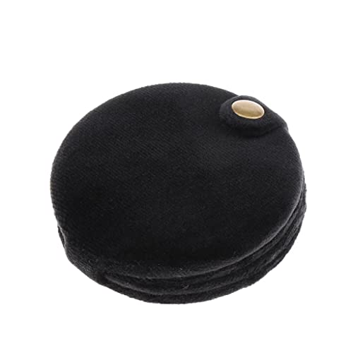 Double Sided Travel Makeup Mirror - Compact Round Cosmetic Mirror with Black Case, Portable Folding Design for Home, Purse & Travel | Siah Beauty Essentials