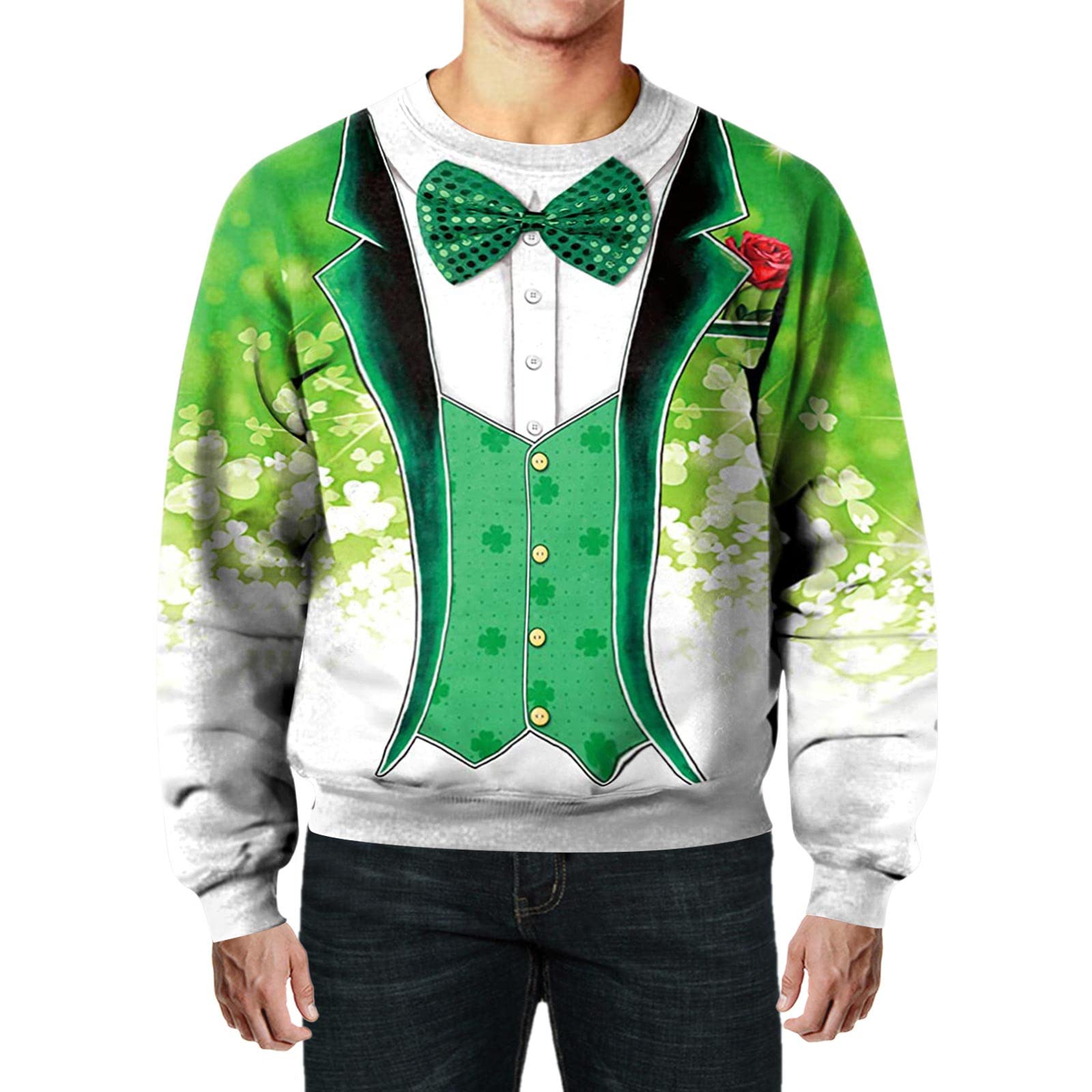 Men's Casual Pullover Hoodie - Long Sleeve Spring Sweatshirt with Print Design, Comfortable O-Neck Blouse for Everyday Wear | Perfect for Outdoor Activities, Gym, and Relaxing at Home