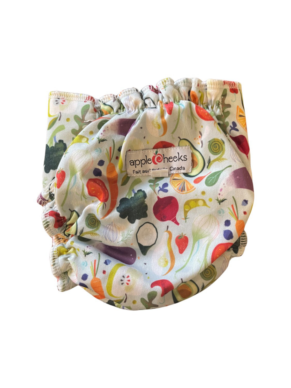 Apple Cheeks Cloth Diaper - Size 1 for Babies 6-12 Months | Reusable, Eco-Friendly & Soft | Perfect for Daycare, Travel & Home Use