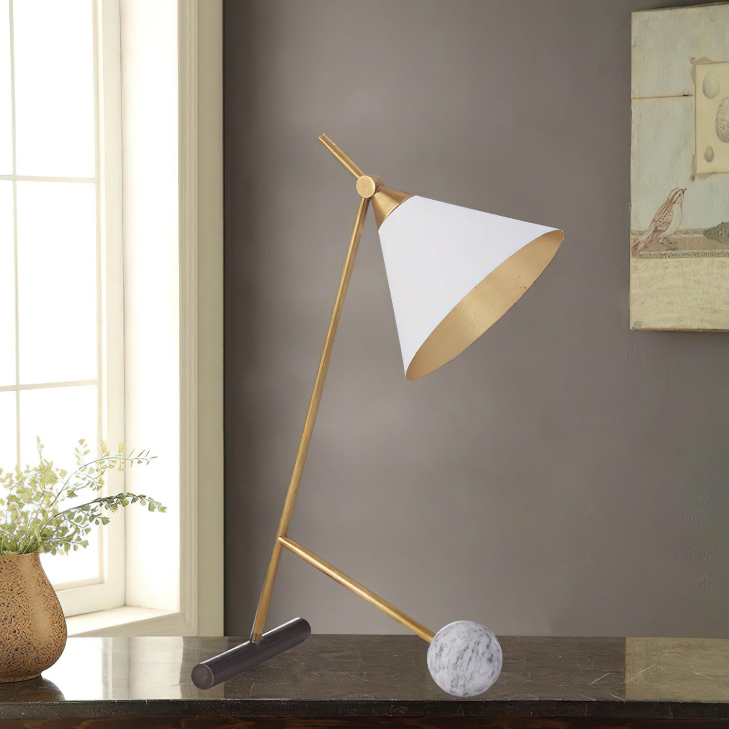 Cleo Table Lamp - Modern LED Desk Light for Home Office, Bedroom & Living Room | Energy-Efficient & Stylish Lighting Solution