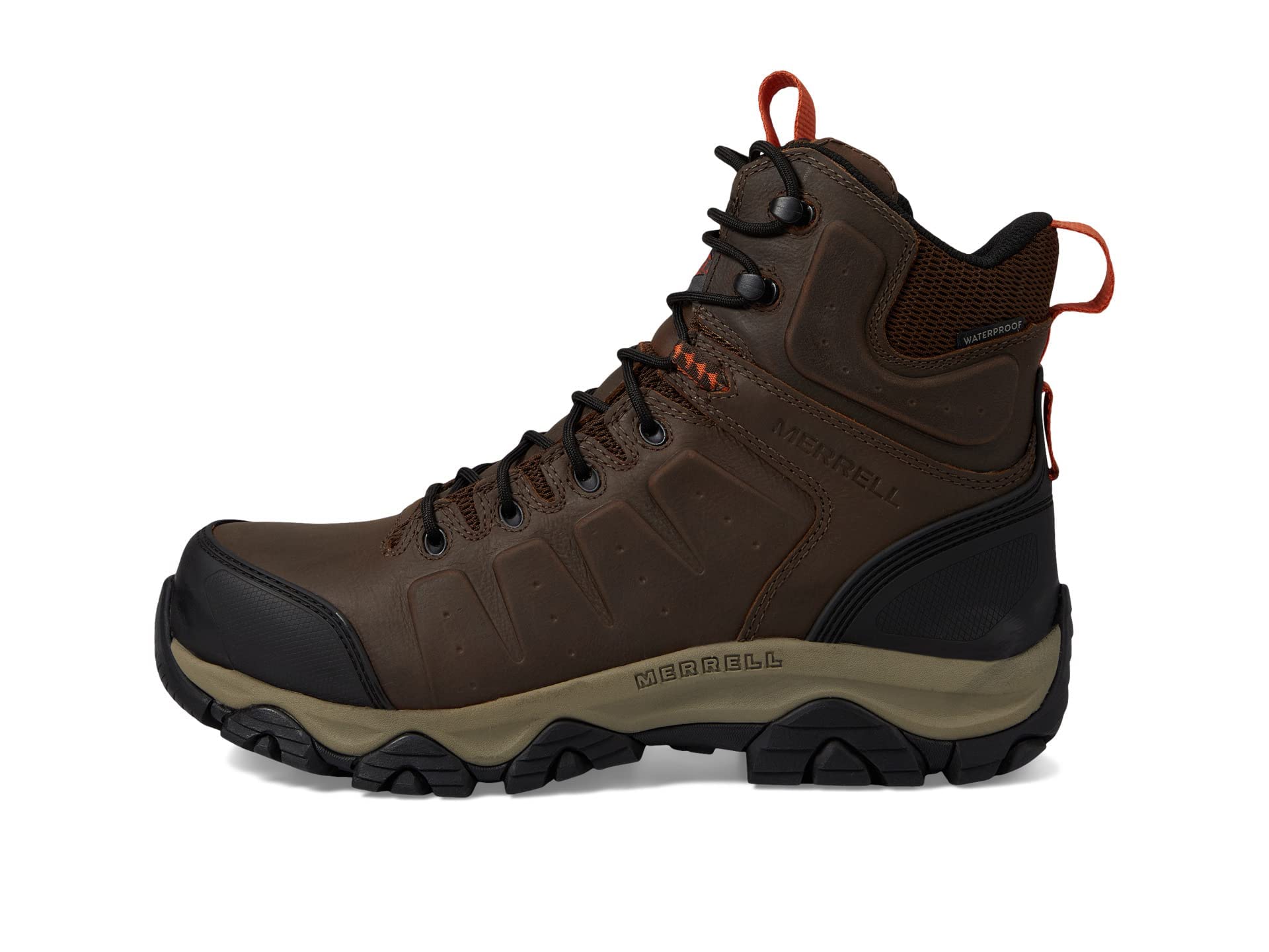 Merrell Men's Phaserbound 2 Mid Waterproof Hiking Boots with Carbon Fiber Support - Perfect for Outdoor Adventures & Trail Running