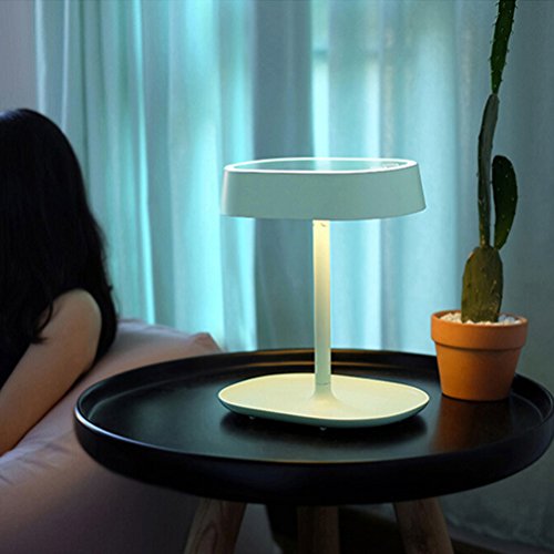 FOMIYES Touch Screen LED Vanity Mirror with Lights - Portable Makeup Mirror for Bathroom & Dressing Table (Mint Green) - Perfect for Home, Salon, and Travel Use
